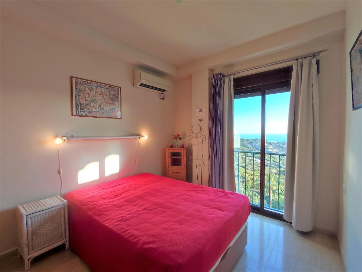 Lovely 2 Bedroom Apartment With Sea View, Frigiliana Exteriör bild
